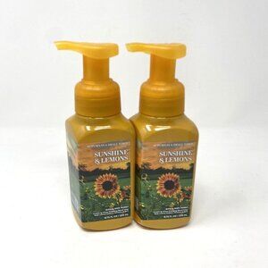 Bath & Body Works Sunshine & Lemons Foaming Hand Soaps Set Of 2 Citrus
